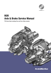 ROR Axle & Brake Service Manual