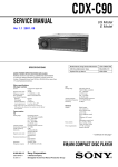 CDX-C90 -- Service Manual