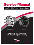 Conmet Hub Service Manual