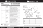 INSTALLATION AND SERVICE MANUAL