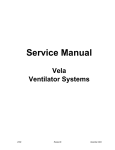 VIASYS Vela Ventilator Service Manual
