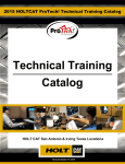 Technical Training Catalog