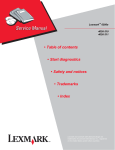 Lexmark 6500e 4036 Service Manual