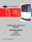 operation & service manual vector 1800 mt
