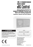 NRG Control Installation, Operation and Service Manual