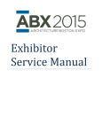 Exhibitor Service Manual