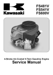 4-Stroke Air-Cooled V-Twin Gasoline Engine Service Manual