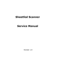 Sheetfed Scanner Service Manual