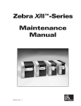 Zebra XiII™-Series Maintenance Manual