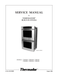 Thermador CM Built-In Oven Service Manual