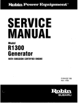 R1300 GENERATOR SERVICE MANUAL