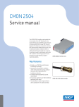 CM-I3 14117 EN CMON 2504 Service Manual 060414.indd