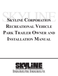 skyline corporation recreational vehicle park trailer owner and