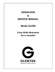 OPERATION & SERVICE MANUAL Model GA369