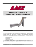 magnetic conveyor parts and service manual