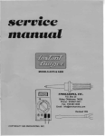 Instant Burger®Service Manual