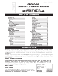 CB300-G1 SERVICE MANUAL - Midwest Equipment Supply