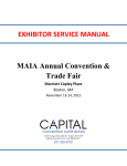 Exhibitor Service Manual - Capital Convention Contractors