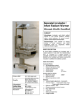 Neonatal Incubator / Infant Radiant Warmer Ohmeda Giraffe OmniBed