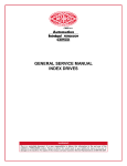 general service manual index drives