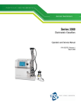 Series 3080 Electrostatic Classifiers Operation and Service Manual