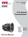 Service Manual 9/10 Speed Transmission