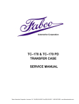 TC-170 & 170PD Service Manual - Fabco Automotive Corporation