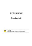Service manual TransForm A