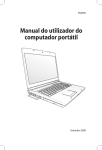 Manual do utilizador do computador portátil