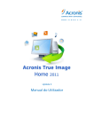 1.3 Conhecer o Acronis True Image Home 2011
