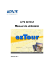 GPS ezTour Manual do utilizador