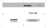 TGA-490 - Franklin Electronic Publishers, Inc.