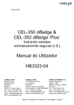 CEL-350 dBadge & CEL-352 dBadge `Plus` Manual do Utilizador