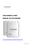 TECHCONNECT HDBT MANUAL DO UTILIZADOR