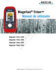 Magellan® Triton™ Manual do utilizador