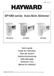 SP1080 series Auto-Skim Skimmer
