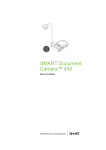 SMART Document Camera 450 user`s guide