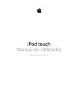 iPod touch Manual do Utilizador