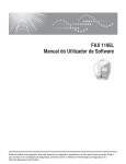 Manual do Utilizador de Software FAX 1195L