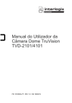 Manual do Utilizador da Câmara Dome TruVision TVD