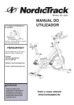 MANUAL DO UTILIZADOR - Icon Heath & Fitness