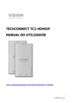 TECHCONNECT TC2-HDMIIP MANUAL DO UTILIZADOR
