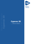 Cypevac 3D - Manual do Utilizador