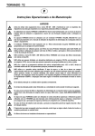 TORNADO T2 Instruções Operacionais e de