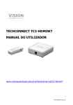 TECHCONNECT TC2-HDMIW7 MANUAL DO UTILIZADOR