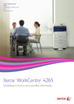 Brochura Xerox WorkCentre 4265: Impressora Multifuncional A4