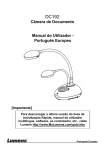 Câmara de Documento Manual do Utilizador - Português