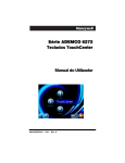 Série ADEMCO 6272 Teclados TouchCenter Manual do Utilizador