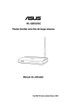 Manual do utilizador WL-520GU/GC Router familiar sem fios de