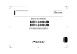 Manual do utilizador DEH-3400UB DEH-2400UB